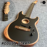 GCM Custom Made Acoustasonic Stratocaster Electric Guitar Custom Maniac (Oversea Ready Stock)