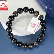 Baceda Natural Golden Obsidian women's men's bracelet pendant Absorb negative energy