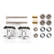 Tamiya 15418 Double Aluminum Rollers w/Rubber Rings (13-12mm)