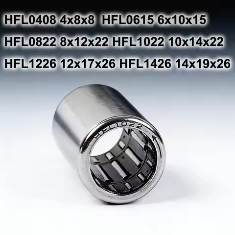 One Way Clutch Needle Bearing HFL0408 4x8x8 HFL0615 6x10x15 HFL0822 8x12x22 HFL1022 10x14x22 HFL1226