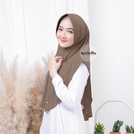 Kulsoem - ALYA Hijab Instan - Kerudung Bergo Premium - Jersey