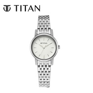 Titan Silver Dial Analog Watch for Women 2593SM04