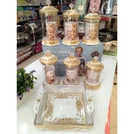 Gemini jar Set + Vicenza Gemini cake stand
