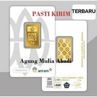 EMAS LOGAM MULIA 5 GRAM ANTAM CERTICARD (AGUNG MULIA ABADI)