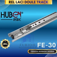 Huben Full Extension Drawer Rail FE-30 Drawer Rail Slide Rail Drawer Slide