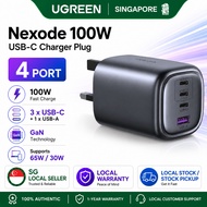 UGREEN Nexode 100W USB C Charger Plug 3/4Port GaN Type C Fast Wall Power Adapter also Supports 65W 4
