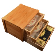 กล่องบรรจุเครื่องดื่มชา 400 กรัม กล่องบรรจุถั่วชาดำแบบเรียบง่าย กล่องเก็บของสำหรับชาขาว Fu Ding กล่อ