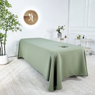 Waffle Thickened Pillowcase Bed Cover Bed Sheet Beauty Salon Minimalist One-Piece X5O6