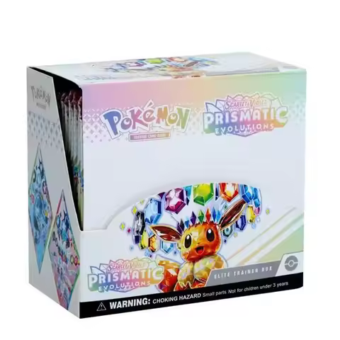 360Pcs Pokemon Card Prismatic Evolutions SCARLET VIOLE English Version Pokemon Booster Battle Transa