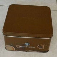 Starbucks 咖啡蛋捲鐵盒 鐵盒