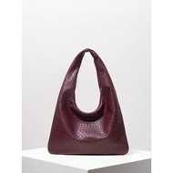 Bowie Bag - DINA Women's PU Leather Tote Handbag, Large Zip-Compartment Shoulder Bag, Viral Trendy