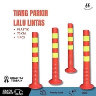 PARKING POLE CONICAL PARKING SIGN 70 CM HIGH PVC