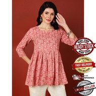 Kurti Indian Women Kurtis Top Saree Sari Punjabi Suit Readymade Kurti UD39758APTP