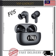 Ship in 24Hrs!! F05 TWS Wireless Bluetooth Earphones Digital Display Screen Touch Noise Reduction Lo