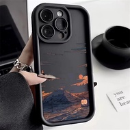 Phone Case for Samsung Galaxy S23 FE S24 S22 Ultra Plus S21 FE A54 A14 A13 A33 A53 A73 A32 A52 A52S A34 5g Landscape Mountain Cloud Casing