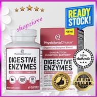 Physician's Choice Digestive Enzymes 60 Capsules - Digestive Health & Gut Health