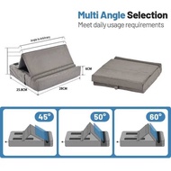 2-In-1 Tablet Pillow Holder Foldable Laptop Stand Multi-Angle Adjustment Laptop Stand Portable Soft