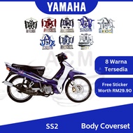 YAMAHA SS2 Body Cover Set Color Parts Sticker Stripe Coverset SS 2 Two Kaver Caver Bodyset Merah Bir