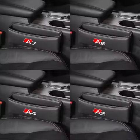 Multifunction Car Seat Gap Organizer Seat Crevice Slot Storage Box for AUDI A1 A3 A4 A5 A6 A7 A8 Q3 