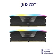96GB (48GBx2) DDR5 6400MHz RAM (หน่วยความจำ) CORSAIR VENGEANCE RGB DDR5 (INTEL XMP) (BLACK) (CMH96GX