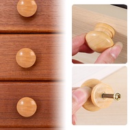 Round Pulling Knob Handle for Cabinet Drawer Wardrobe Wooden Door Handle Vintage Knob with Free Screw