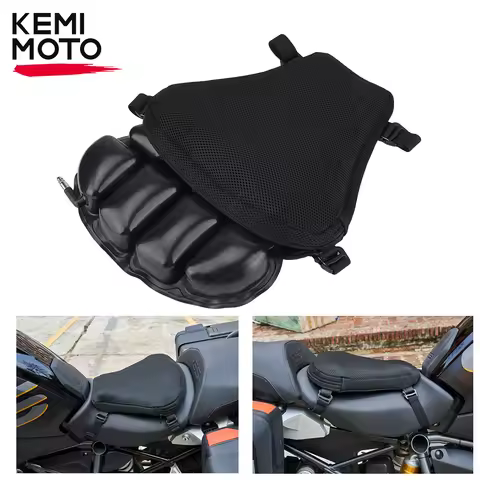 KEMiMOTO Motorcycle Air Pad Seat Cushion For F850GS F800GS NC750X For V-Strom 650 For Vulcan 650S CB