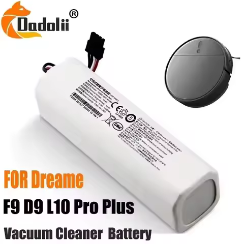 12800mAh Lithium-ion Battery Pack P2008-4S2P-MMBK Original For Dreame Robot Vacuum Mop Cleaner D9 F9