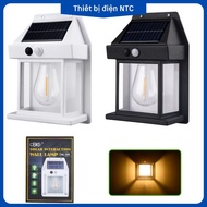 Vonfam wire wall-mounted solar light with led motion sensor BK–888 waterproof garden decoration