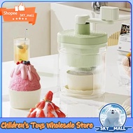 Manual home shaved ice machine ice crusher hand crank homemade ice machine shaved ice machine