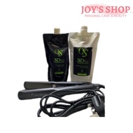 QS 3D 35/36 REBONDING CREAM 500ML + Korea IC Iron