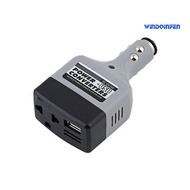 [WQF]Car Mobile Converter Inverter USB Adapter DC 12V/24V to AC 220V Charger Power