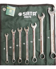 KUNCI RING PAS SET 09070 7PC COMBINATION WRENCH SET (METRIC) SATA - HOLIGANSTORE
