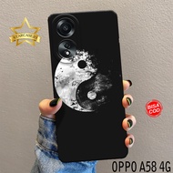 HP Oppo A58 4G Case - starcase.id - Oppo A58 4G 2023 Phone Case - YINYANG Case Motif - Phone Case - 