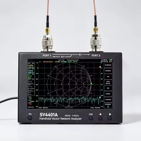 SV4401A Vector Network Analyzer 7‑Inch Screen 50KHz‑4.4GHz 100dB Dynamic RF Antenna Tester