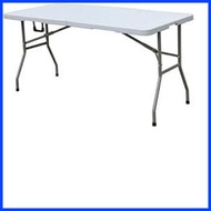 ▐ ⭕ ▼ HYS 8FT Fold-In-Half Table  foldable table white same lifetime hight quaility