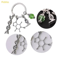 Picbliss Biology Chemistry Keychain Unique Molecule Keyring Accessory Portable and Stylish Doctor DN