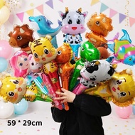 [Mix Models] Set of 20 Handheld Cartoon Balloons 59x29cm Classroom Opening Decoration Gift for Stude