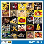 BRUCE LEE STICKERS, BRUCE LEE STICKERS, BRUCE LEE STICKER PACKAGE PER 25 PCS, CODE SP13