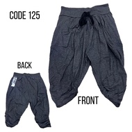 Harlem pants Alibaba pant short black baggy style 哈伦裤短 suku