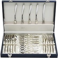 Lucky Wood Cutlery Set, Good Design Award, Made in Japan, Pleco, 25 pc. Dinner Set (5 Guests), Gift Wrapping Specifications, Made in Tsubamesanjo, Niigata