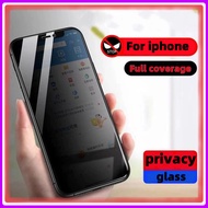 Phone screen Privacy protector film for iPhone 15 14 13 12 11 Pro Max tempered glass XR XSMAX 7 8plus