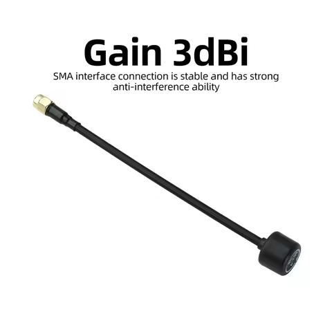 6G-7.2G FPV Video Transmission Antenna 3 dBi Gain SMA Connection for Cross-Country Racing 6000-7200M