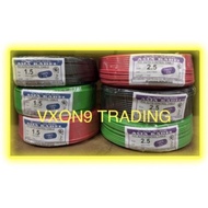 ASIA KABEL [1.5MM/2.5MM] PVC AUTO CONTROL CABLE/WIRE | PVC Insulated Cable/Wire 1.5mm & 2.5mm[100% C