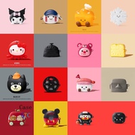 GTC For Jeep EW011 Earphone Case Personality Toast Baseball Cap Fruit Cart Pattern