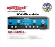 Konzert AV 802h+ Amplifier with usb Bluetooth 1000w High Power Karaoke