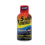 5 Hour ENERGY Grape Regular Energy Drink Pack - 4Pcs/5 Hour ENERGY Regular Cool Mint Lemonade 4s Ene