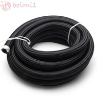 [COD] Oil Hose CPE AN4 AN6 AN8 AN10 Hose Line Black Racing Nylon Braided Hose Oil Tubing