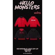 BabyMonster Asia Merch REVERSIVLE LOGO ZIP-UP HOODIE (M / L)
