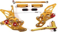 Arashi Rearsets Footrests FootPegs for SUZUKI GSXR 600 750 2011-2021 Motorcycle Accessories Adjustab
