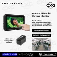 Atomos Shinobi II 5.2" HDMI HDR Monitor / 7" HDMI SDI Monitor